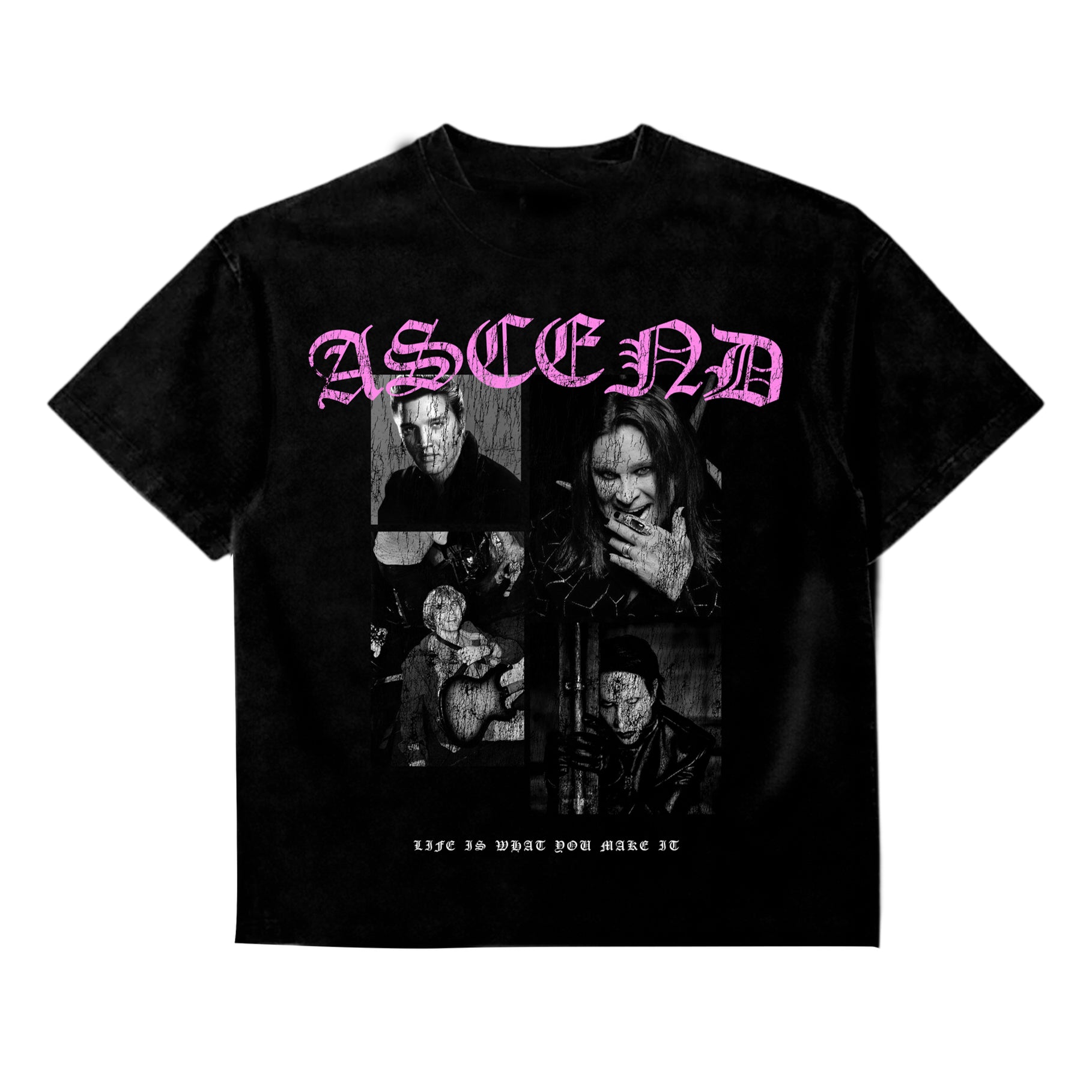 Ascend Black & Pink Vintage Tee
