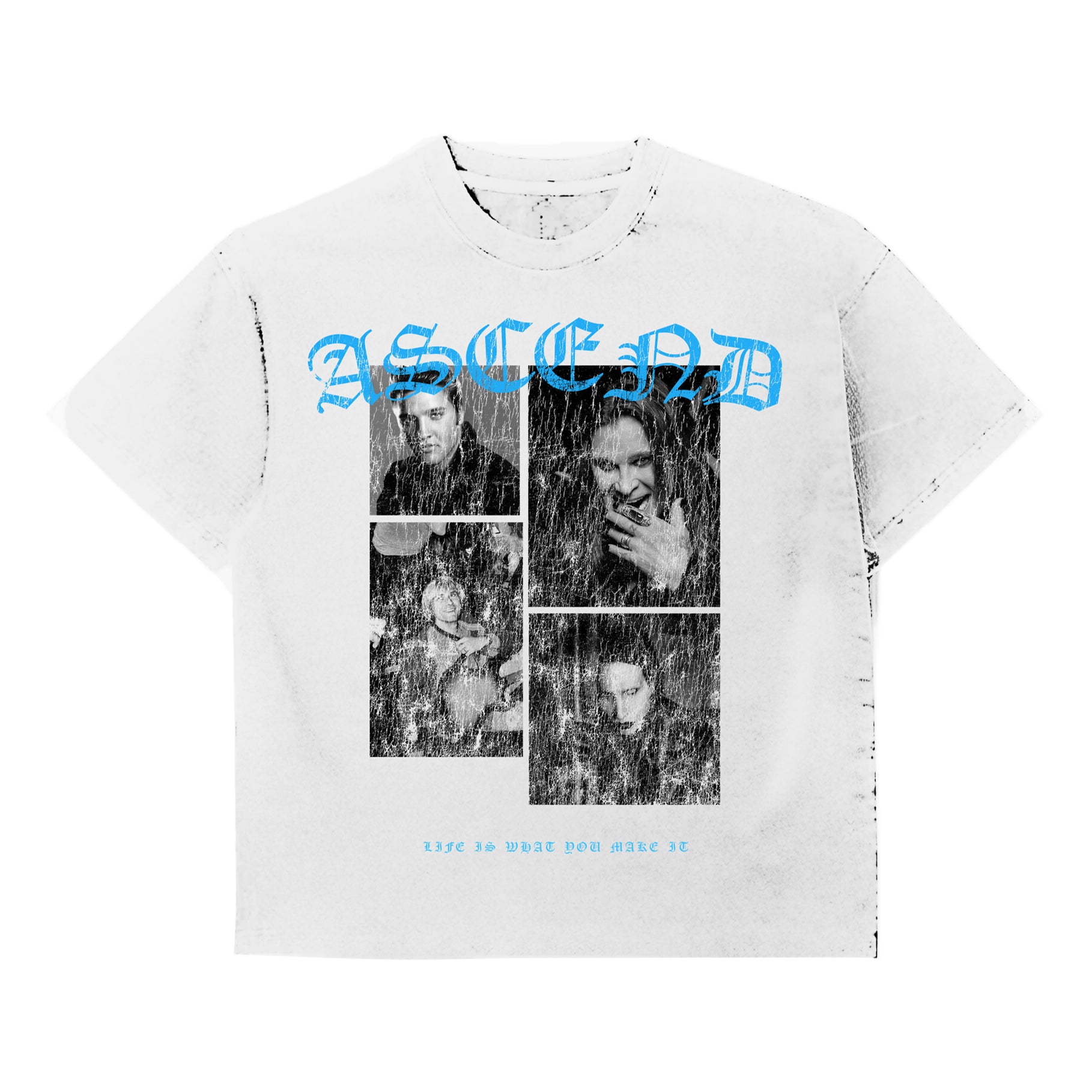Ascend White Vintage Tee